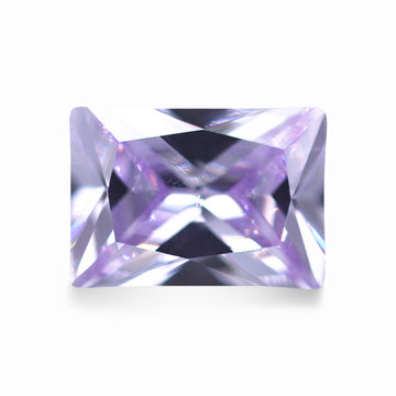 Radiant Lavender CZ Loose Gemstones (Pack of 5)